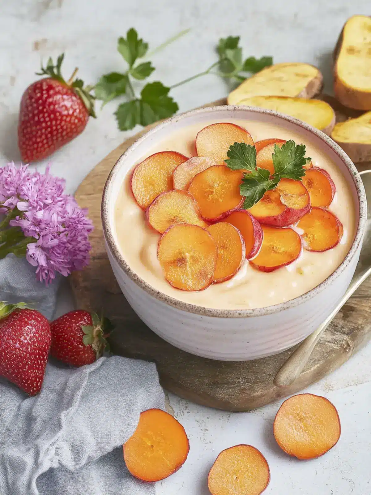 Süßkartoffelpüree Curry Variante