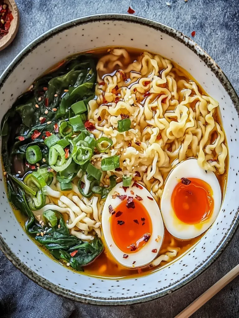 Teigtasche Ramen Schüssel