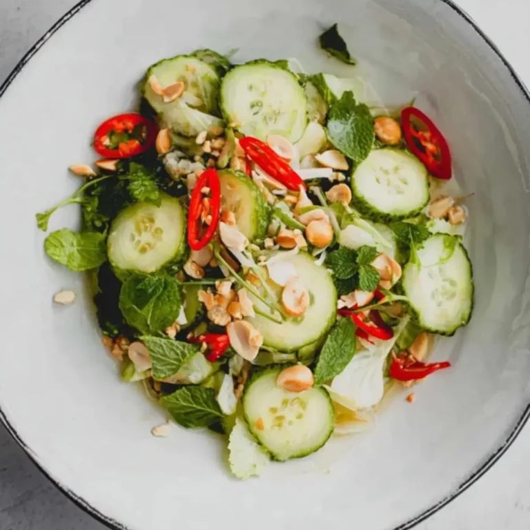 Thai Gurkensalat mit Erdnüssen – Noras Kreationen