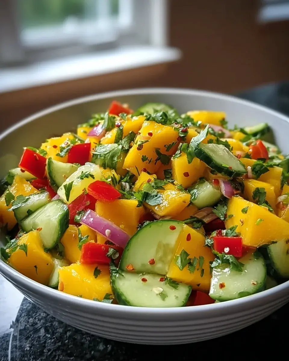 Thai Mango Cucumber Salad Rezept