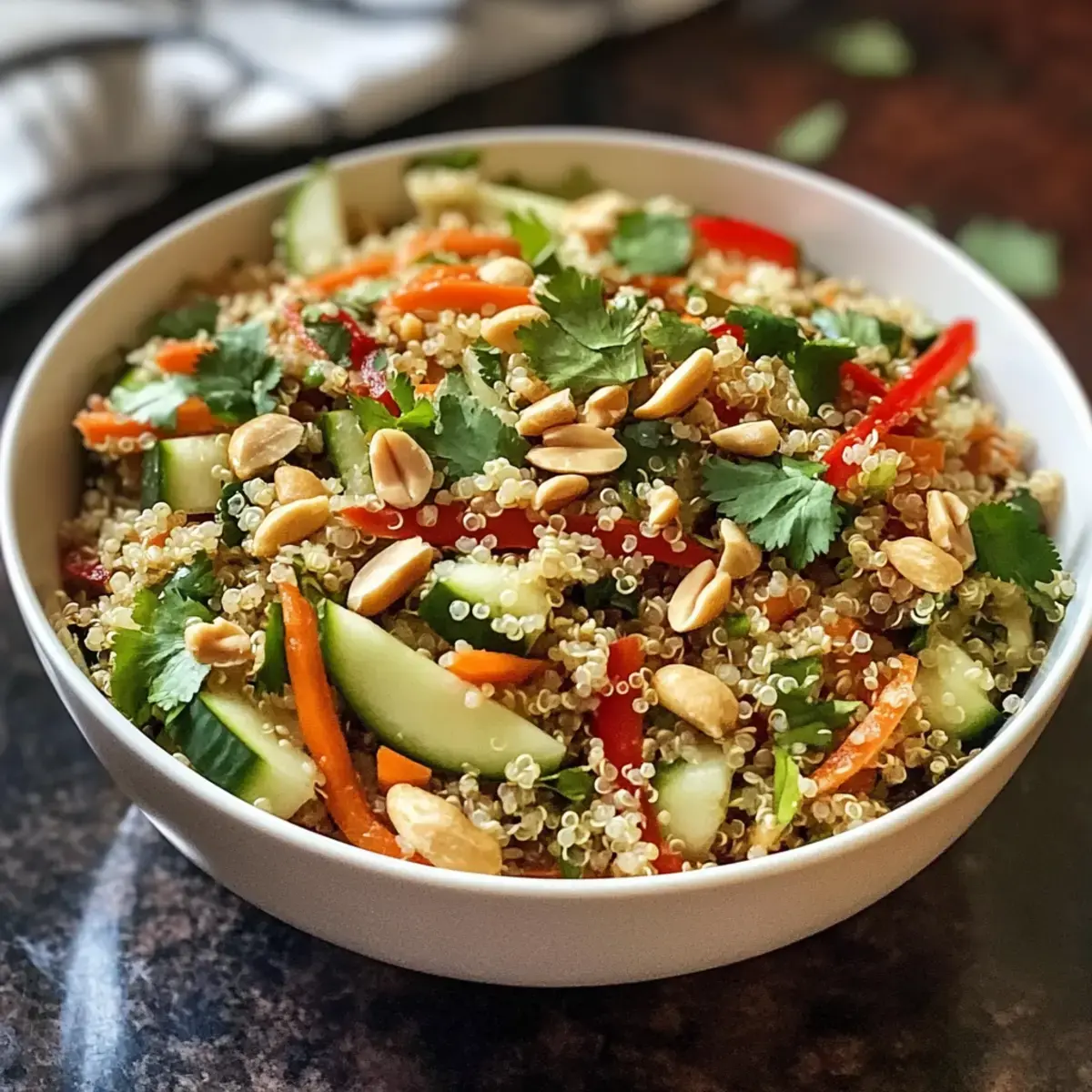 Thai Quinoa Crunch Salat