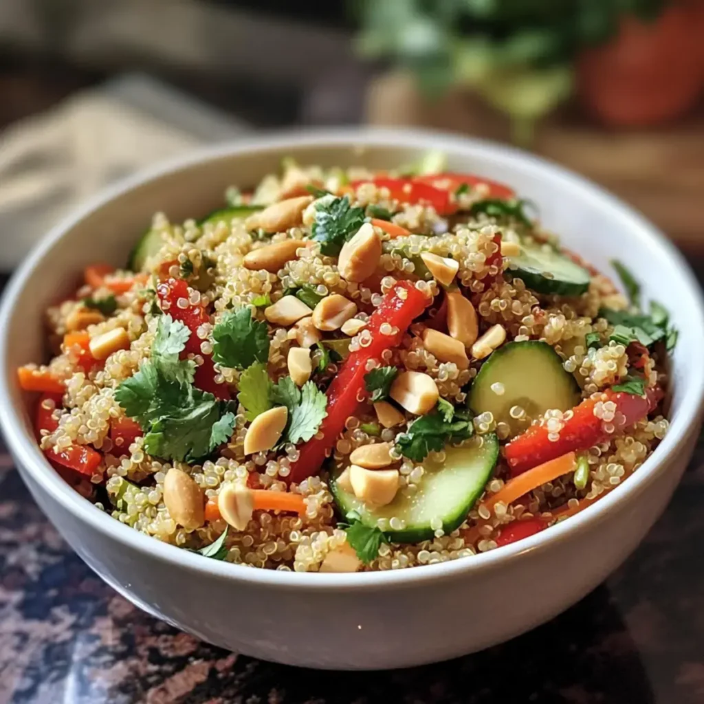 Thai Quinoa Crunch Salat: Gesund und Lecker genießen