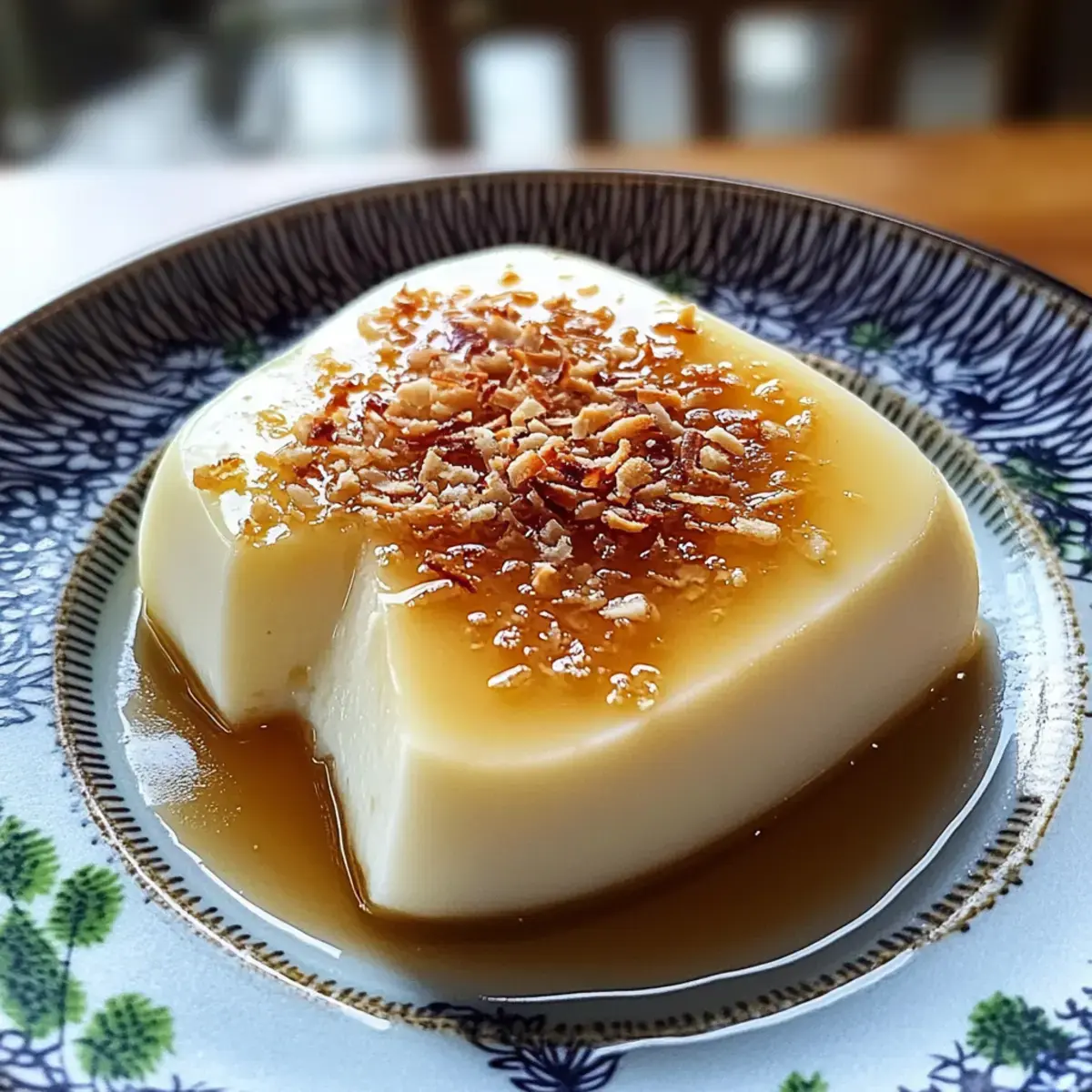 Thailändischer Kokosnuss-Pudding