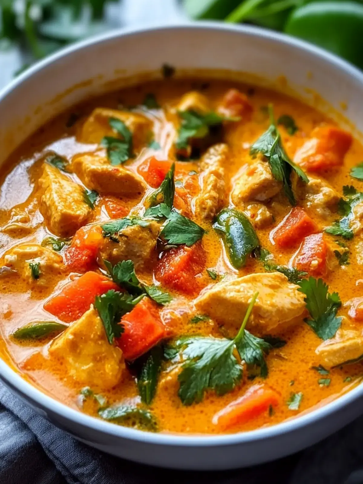 Thailändisches Kokosnuss-Curry-Hühnchen