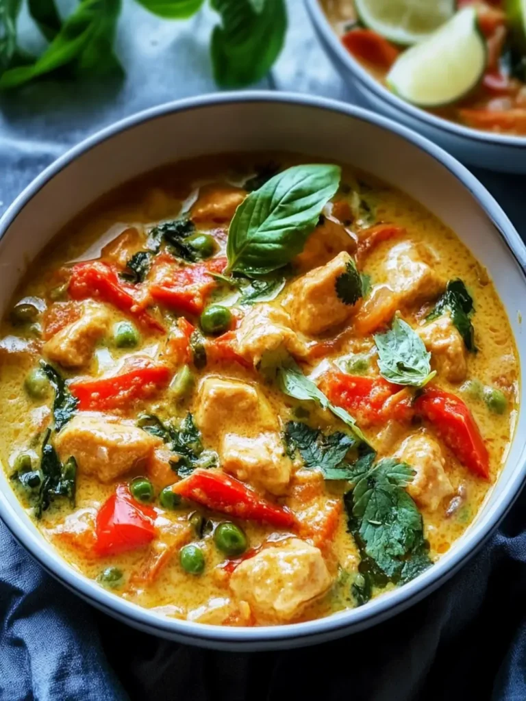 Thailändisches Kokosnuss-Curry-Hühnchen