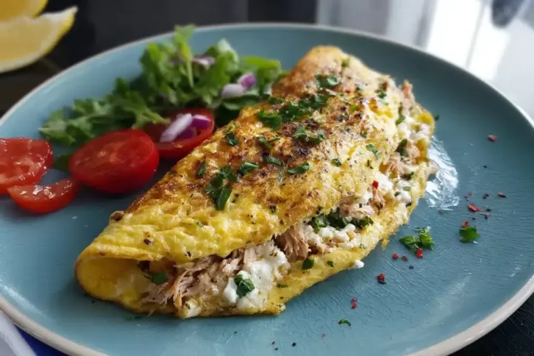 Thunfisch-Feta-Omelett