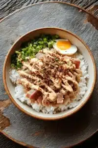 Thunfisch Mayo Reisschüssel