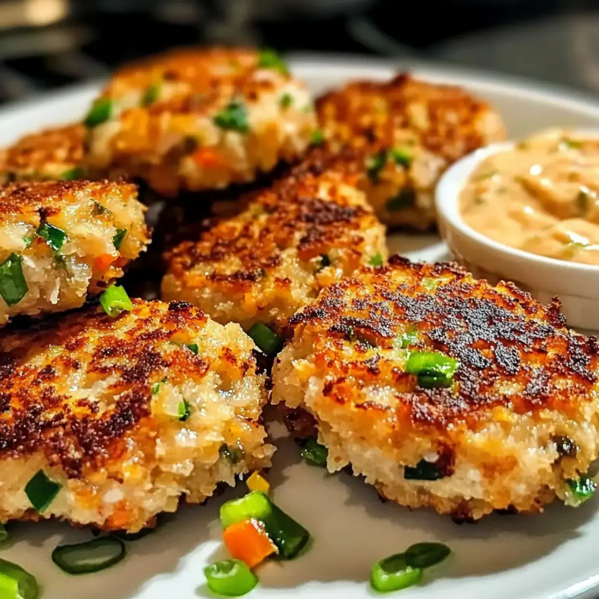 Thunfischkuchen scharfe Mayonnaise