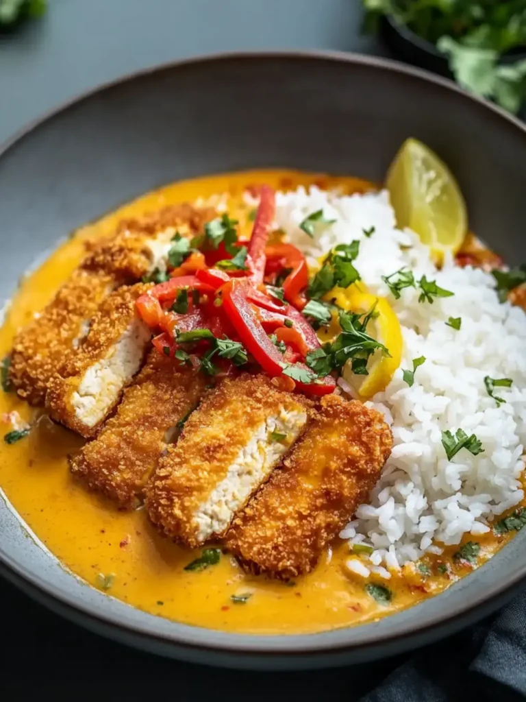 Köstliches Tofu Katsu Curry für eine heimische Geschmacksexplosion