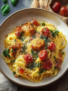 Toskanisches Hähnchen und Spaghettikürbis – Gesund und Cremig