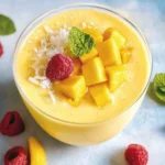 Tropische Mango Smoothie Schyssel