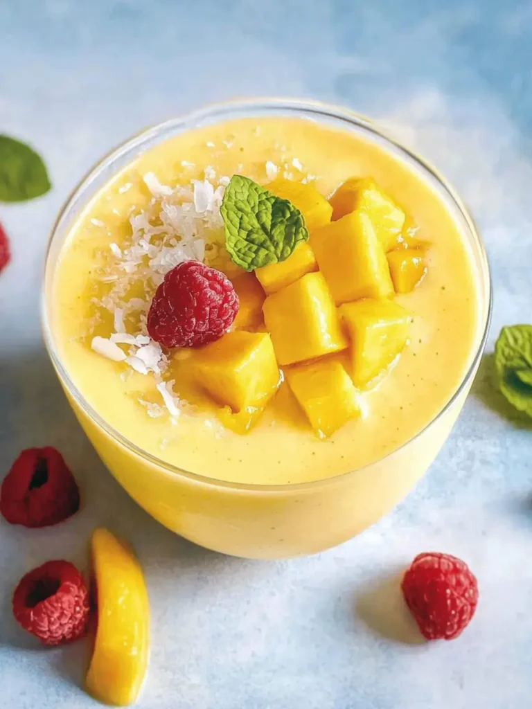 Tropische Mango Smoothie Schüssel: Erfrischend und Gesund!