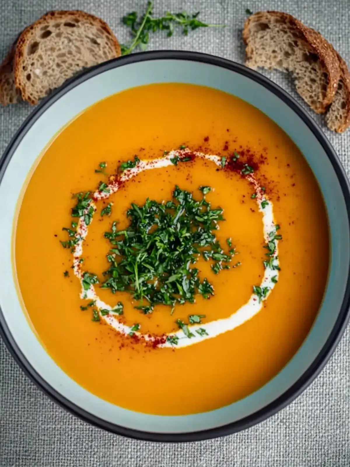 Türkische rote Linsensuppe