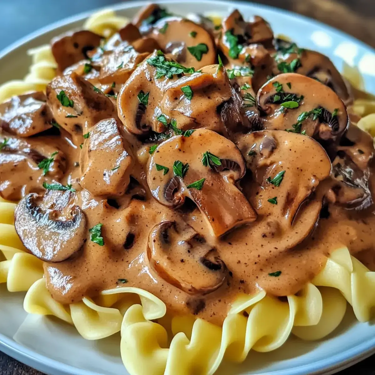 Ungarisches Pilzpaprikasch