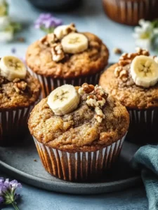 Vegane Bananenbrot Muffins – Fluffy Genuss ohne Zucker