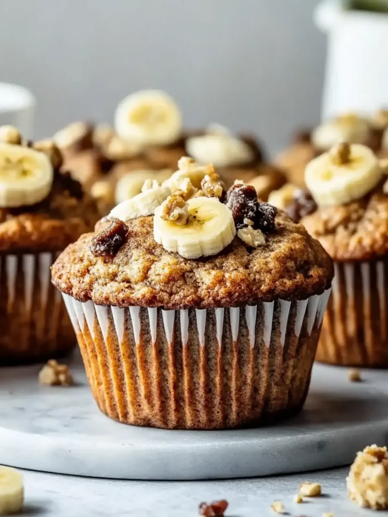 Vegane Bananenbrot Muffins