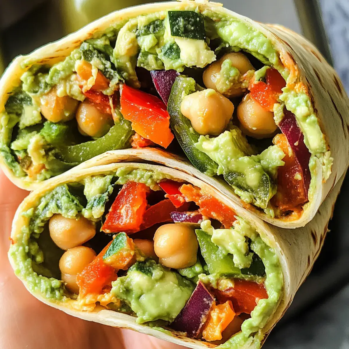 Vegane Gemüse Wraps