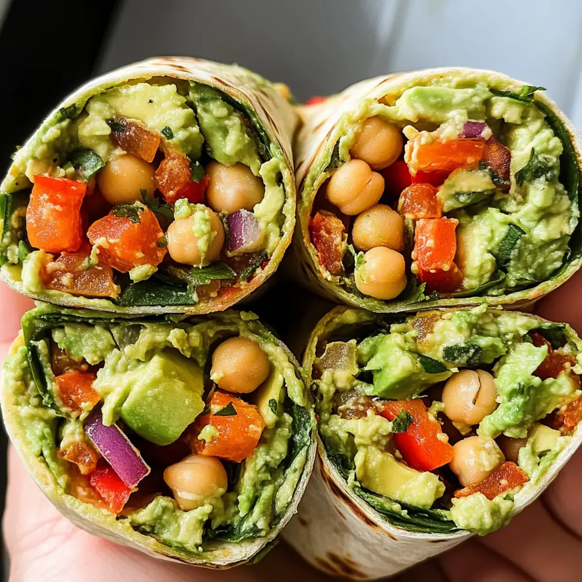 Vegane Gemüse Wraps