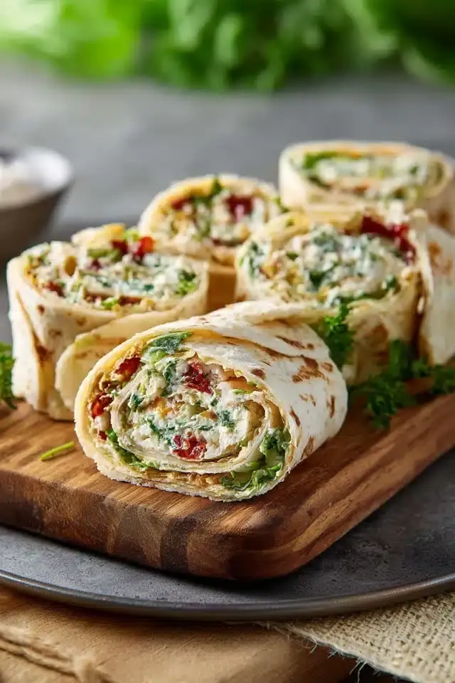 Vegetarische Wrap Röllchen