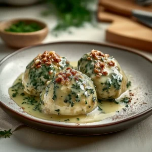 Walnuss Spinatknödel – herzhaftes Rezept für jeden Tag