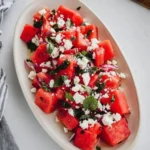 Wassermelone Feta Salat