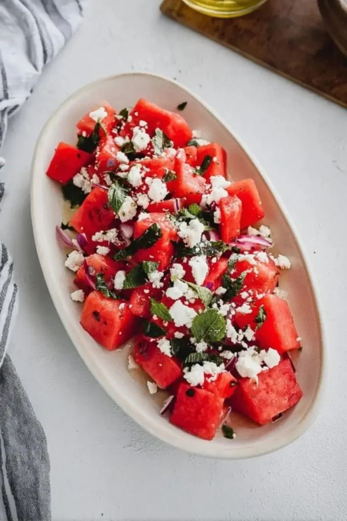 Wassermelone Feta Salat – Bestes Sommer Rezept – Muma’s Kitchen
