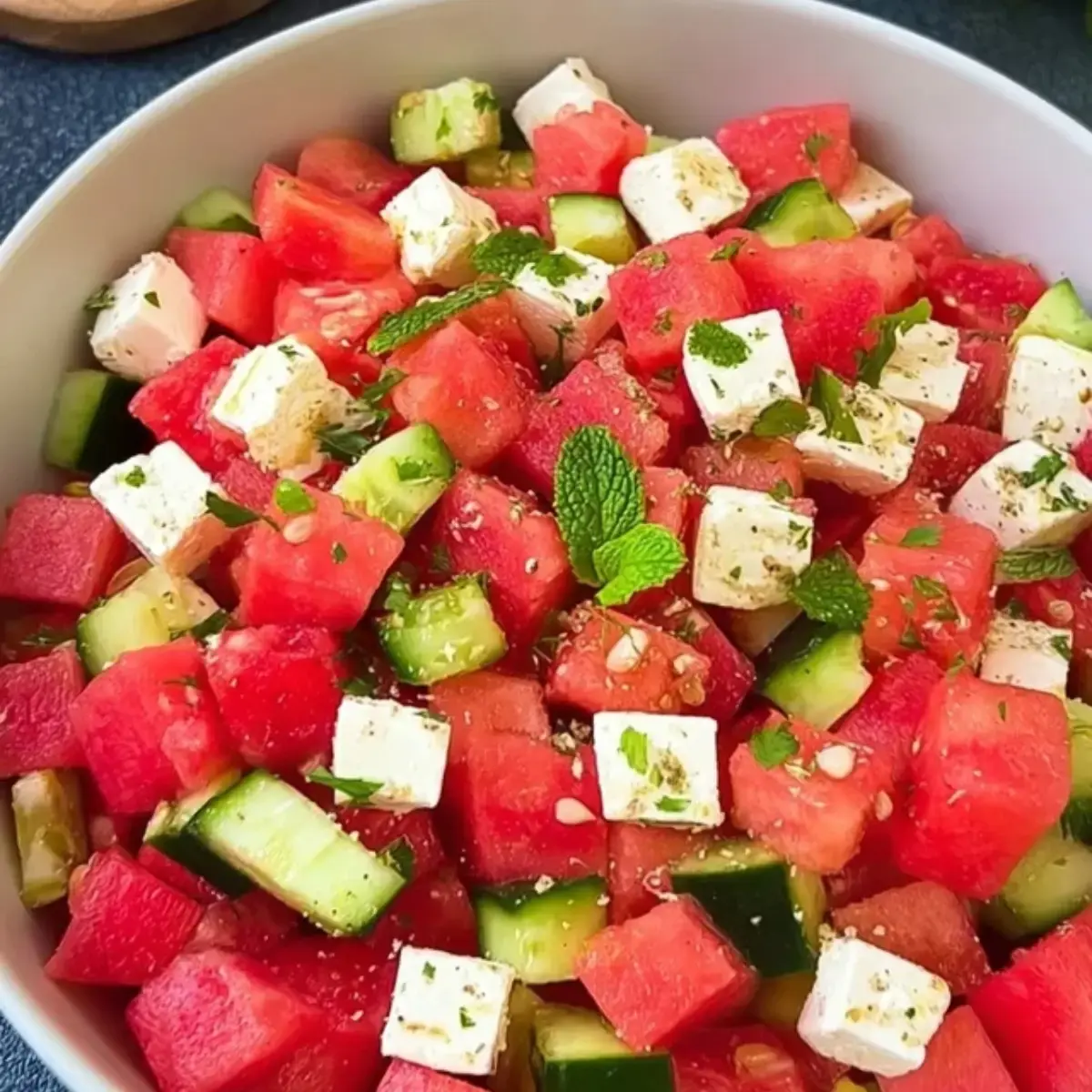 Wassermelonen Feta Salat