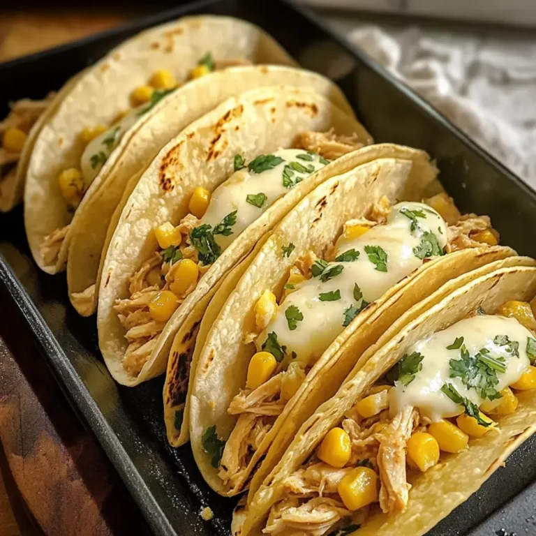 Weiße Hühnchen-Chili-Tacos