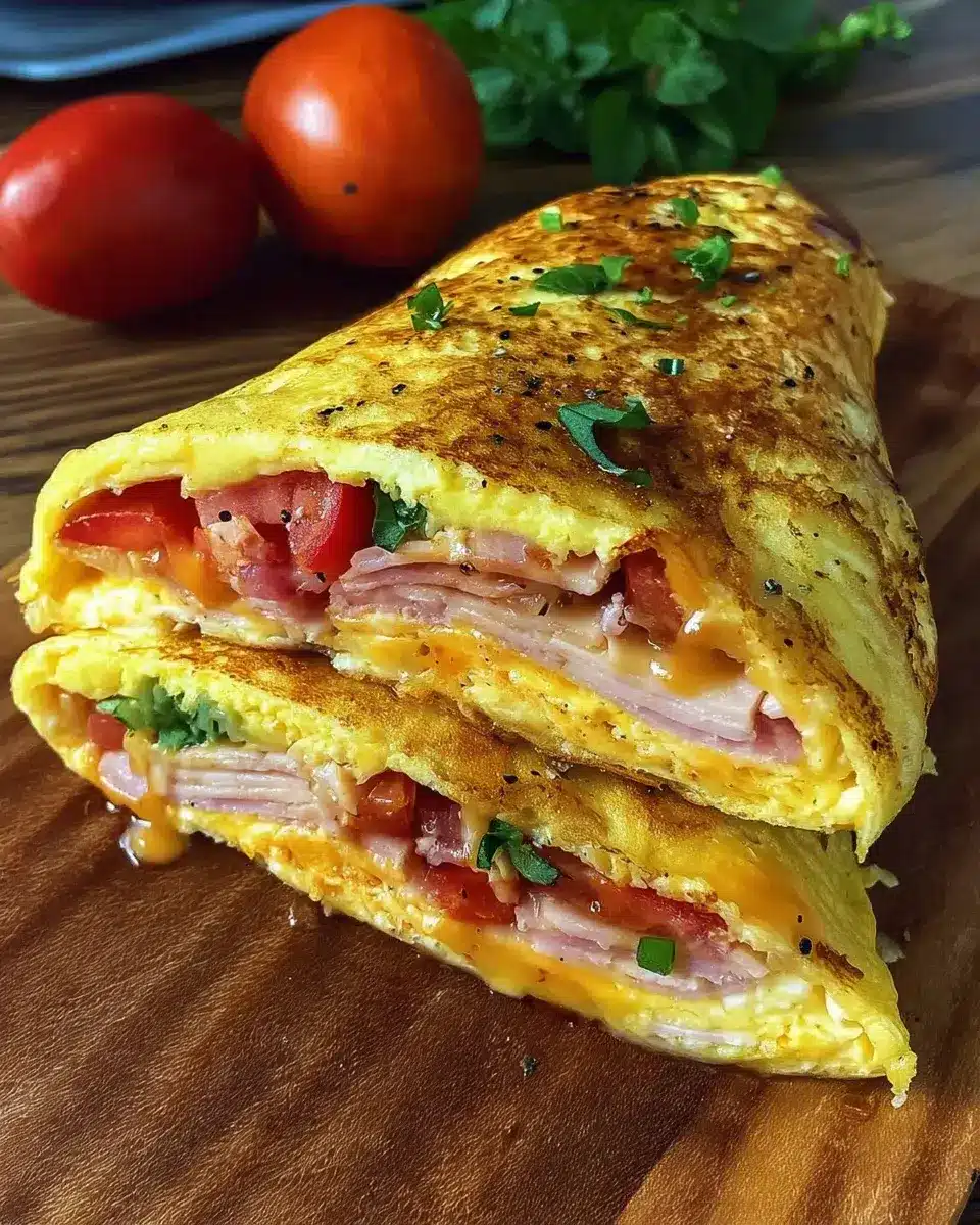 Wrap Omelette Rezept