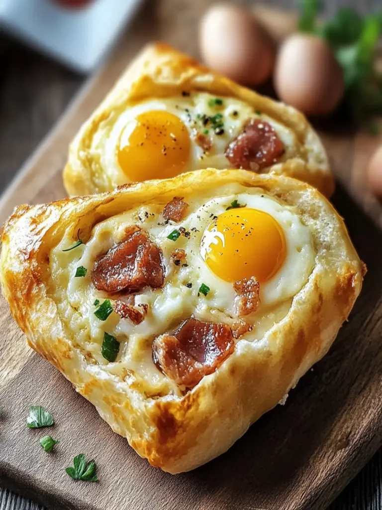 Wurst Ei und Käse Frühstück Roll-Ups