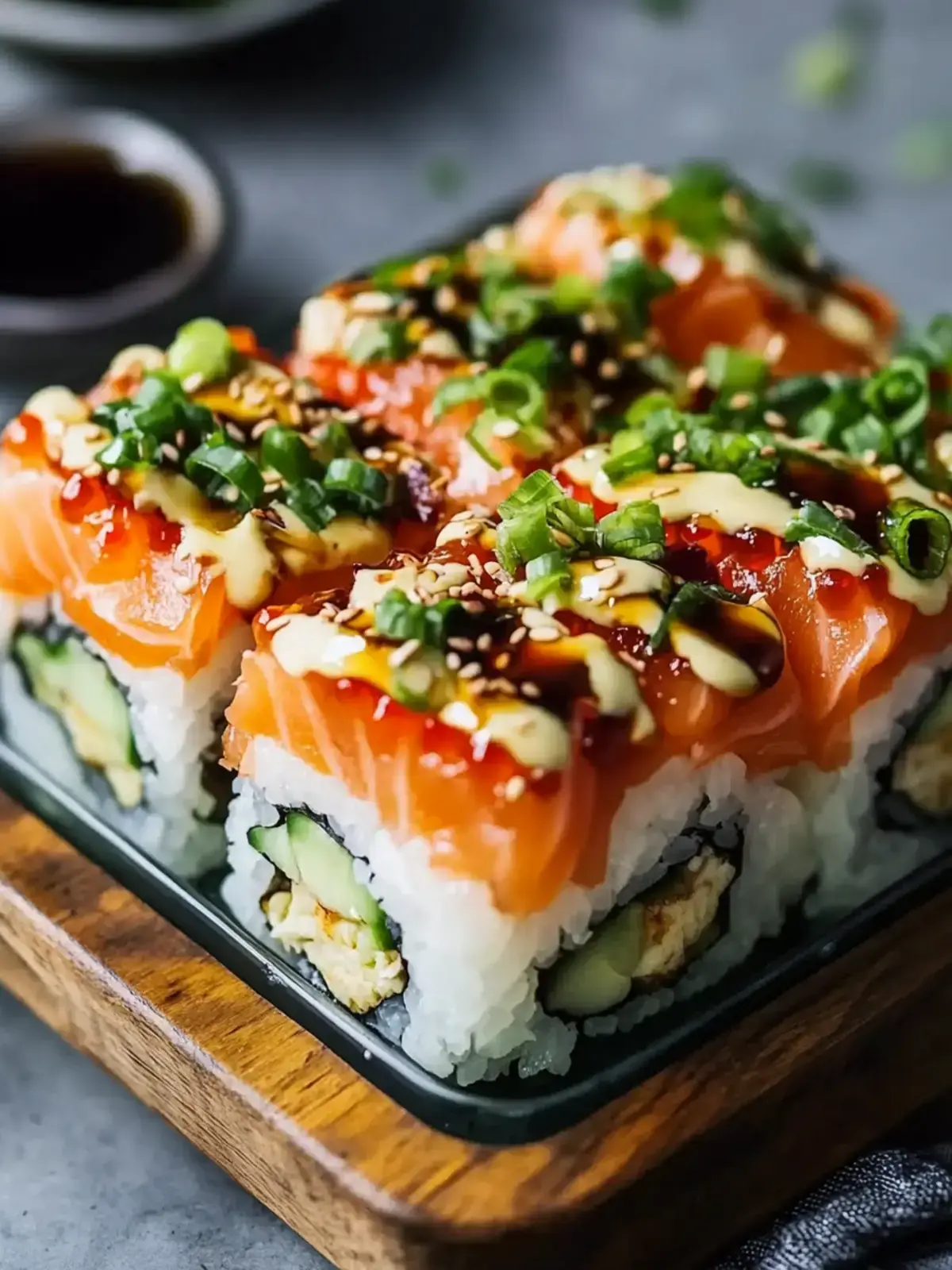 Wyrziger Lachs Sushi Auflauf 2