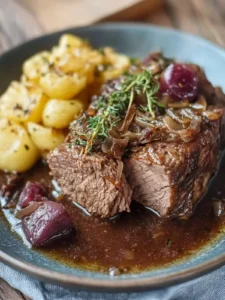 Zarter klassischer Sauerbraten