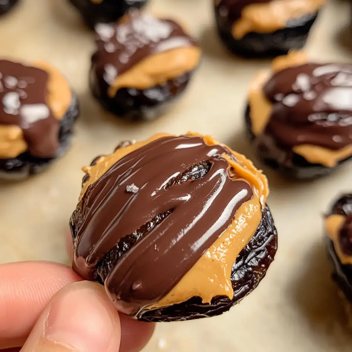 Zerschlagenes Datum Snickers