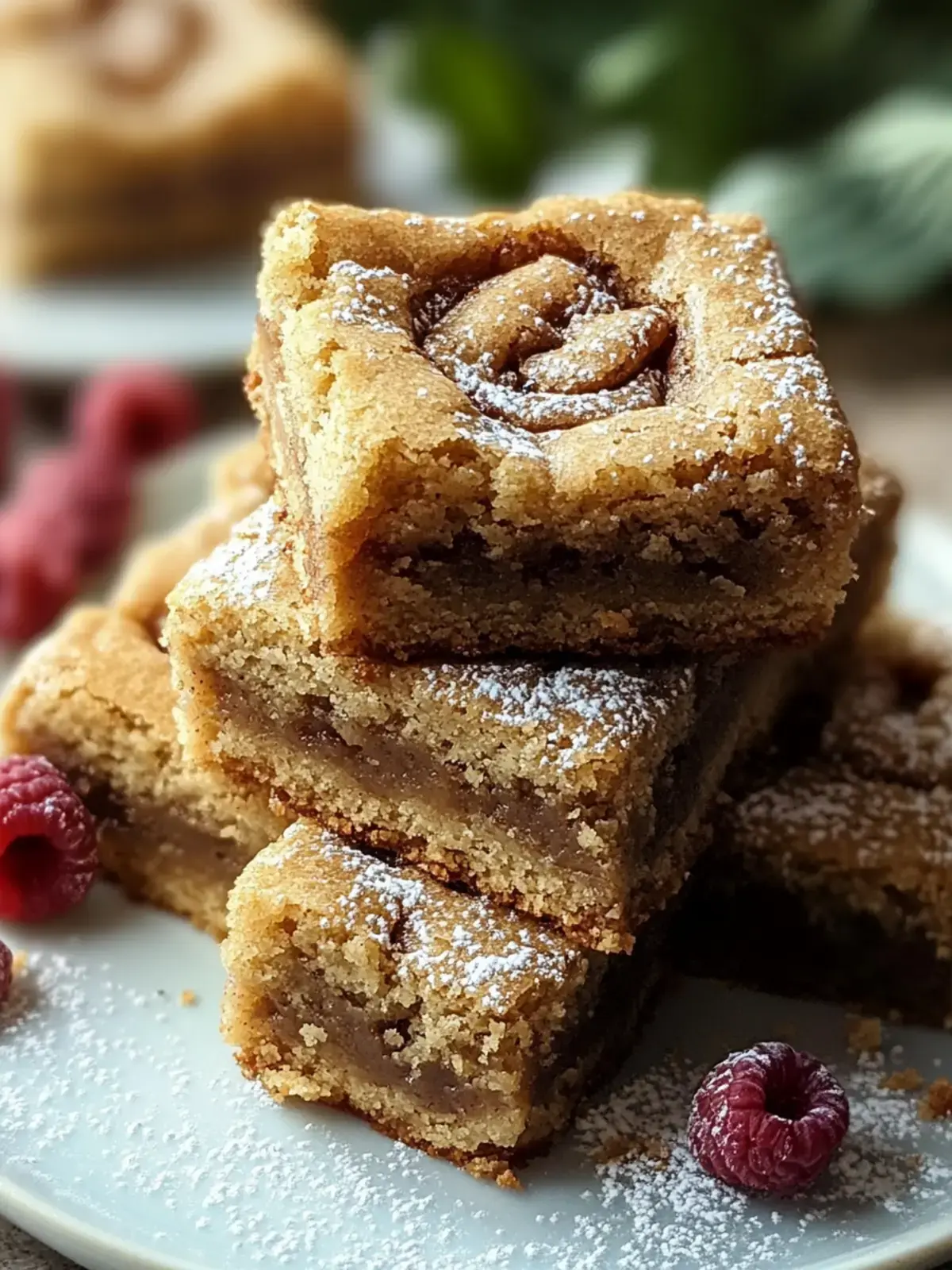 Zimt Zucker Blondies
