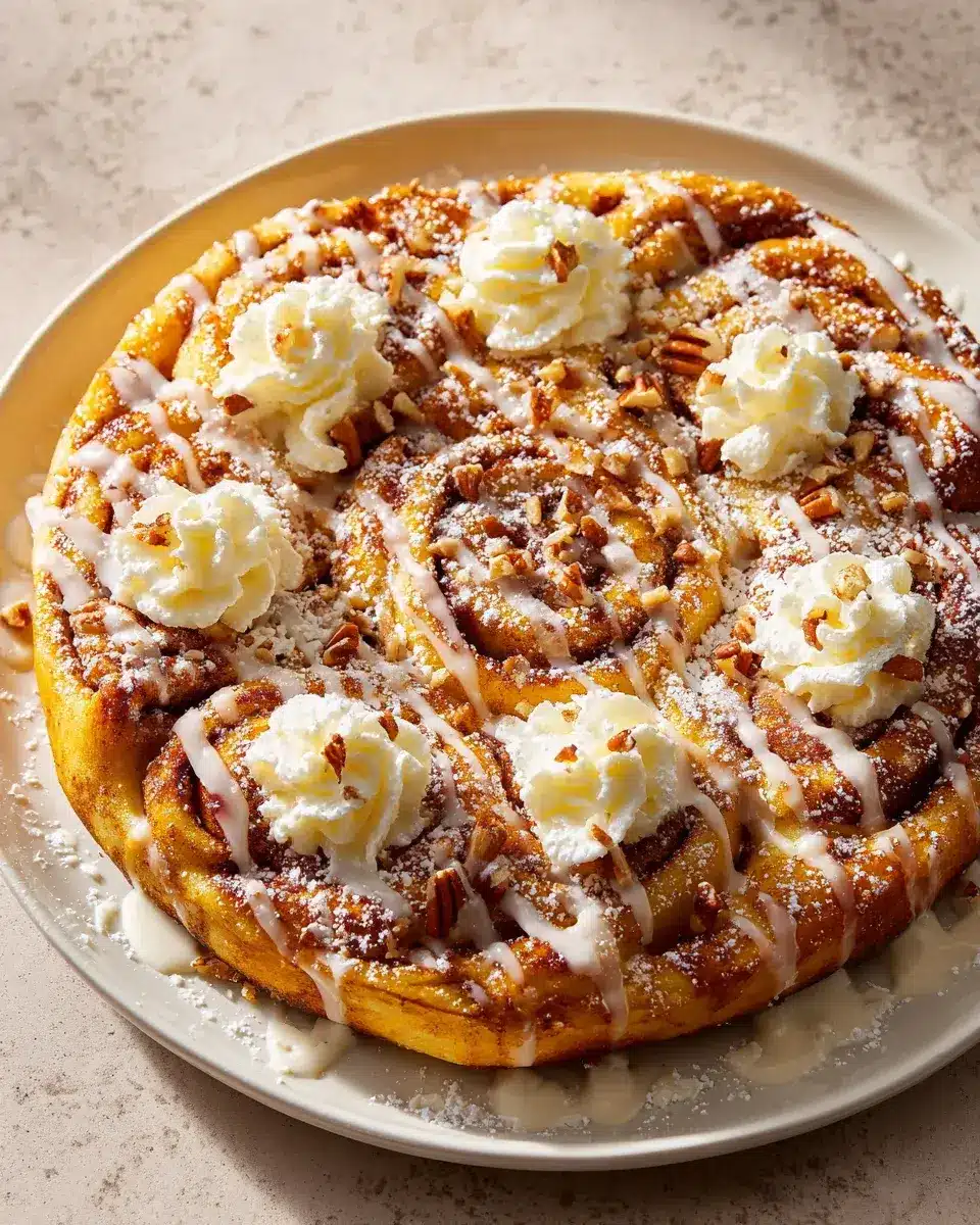 Zimtige Dessert Pizza