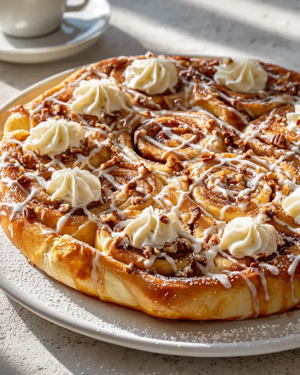 Zimtige Dessert Pizza