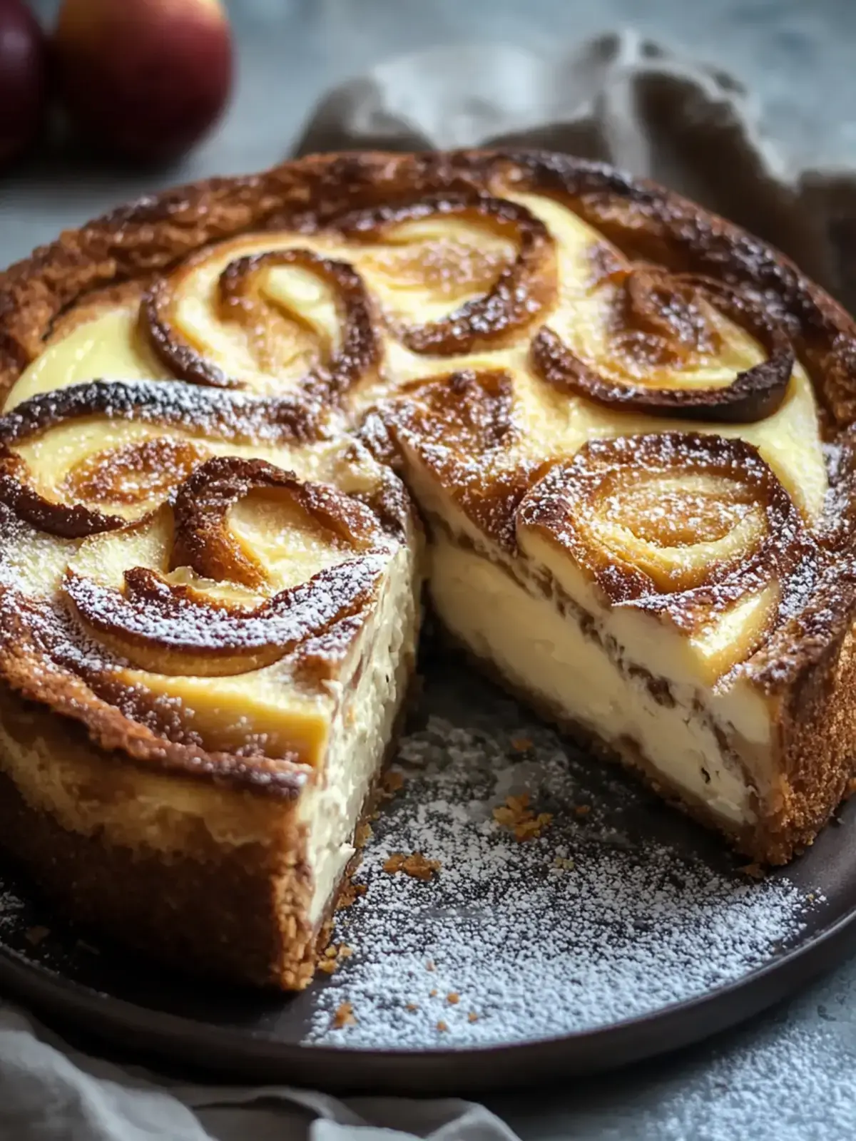 Zimtschnecken Käsekuchen