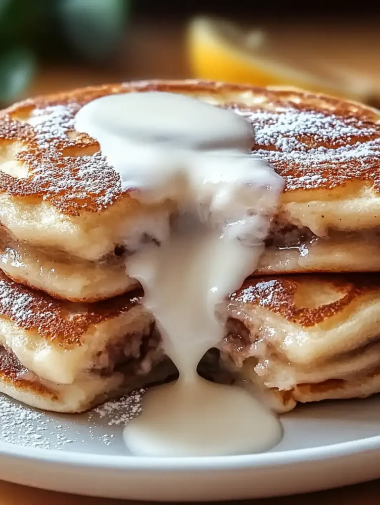 Einfache Zimtschnecken Pfannkuchen für perfekte Brunchs