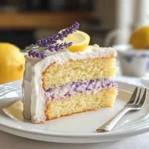 Zitronen-Lavendel-Kuchen