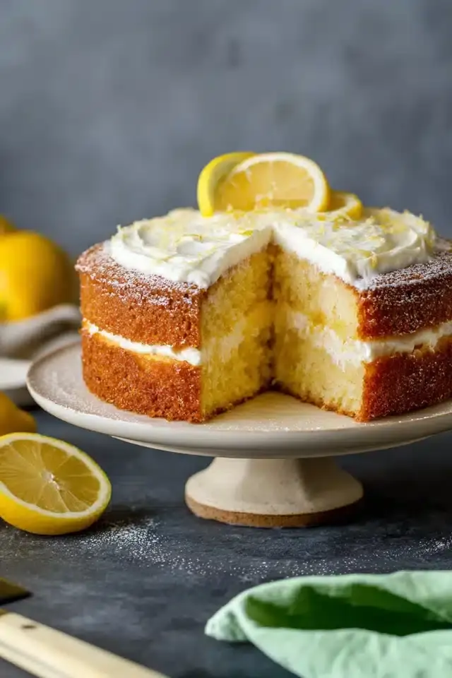 Zitronen Mascarpone Torte