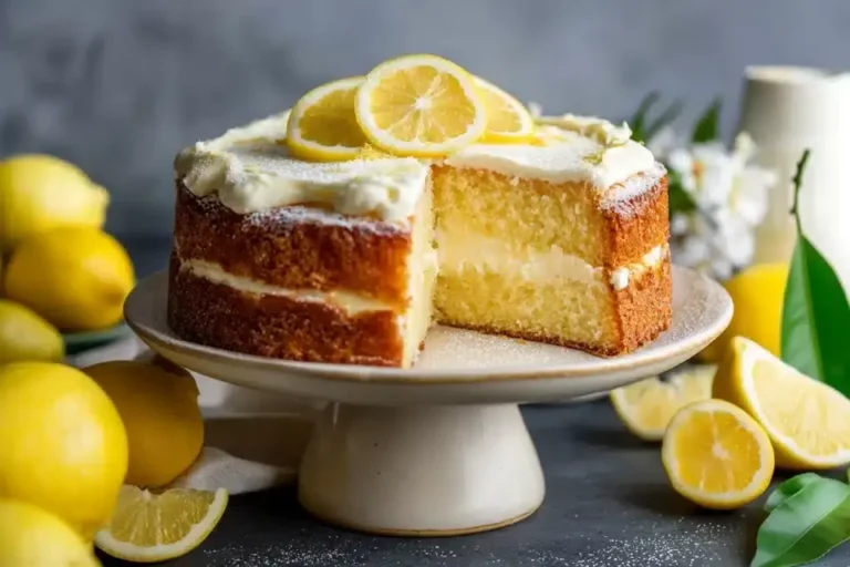 Zitronen Mascarpone Torte – cremig & erfrischend lecker