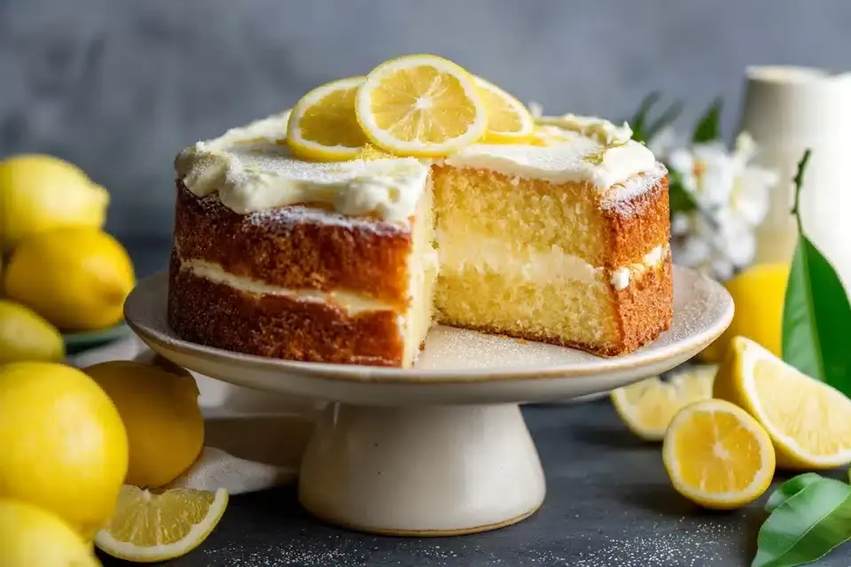 Zitronen Mascarpone Torte