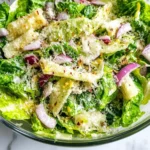 Zitronen Parmesan Salat Kopfsalat