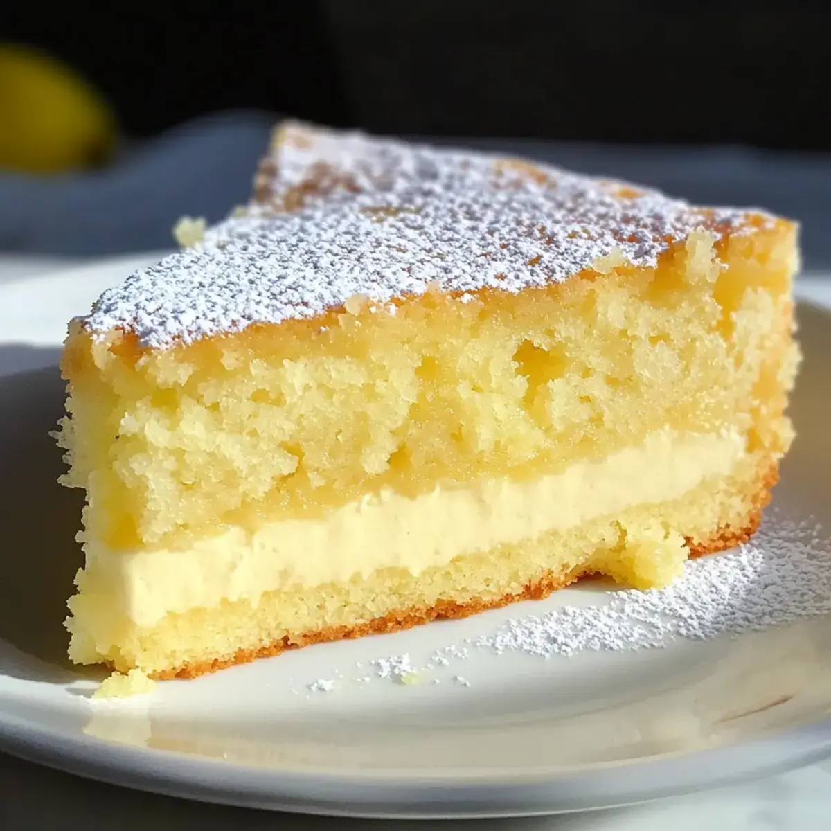 Zitronenpuddingkuchen