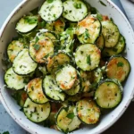 Zucchini Knoblauch Bissen