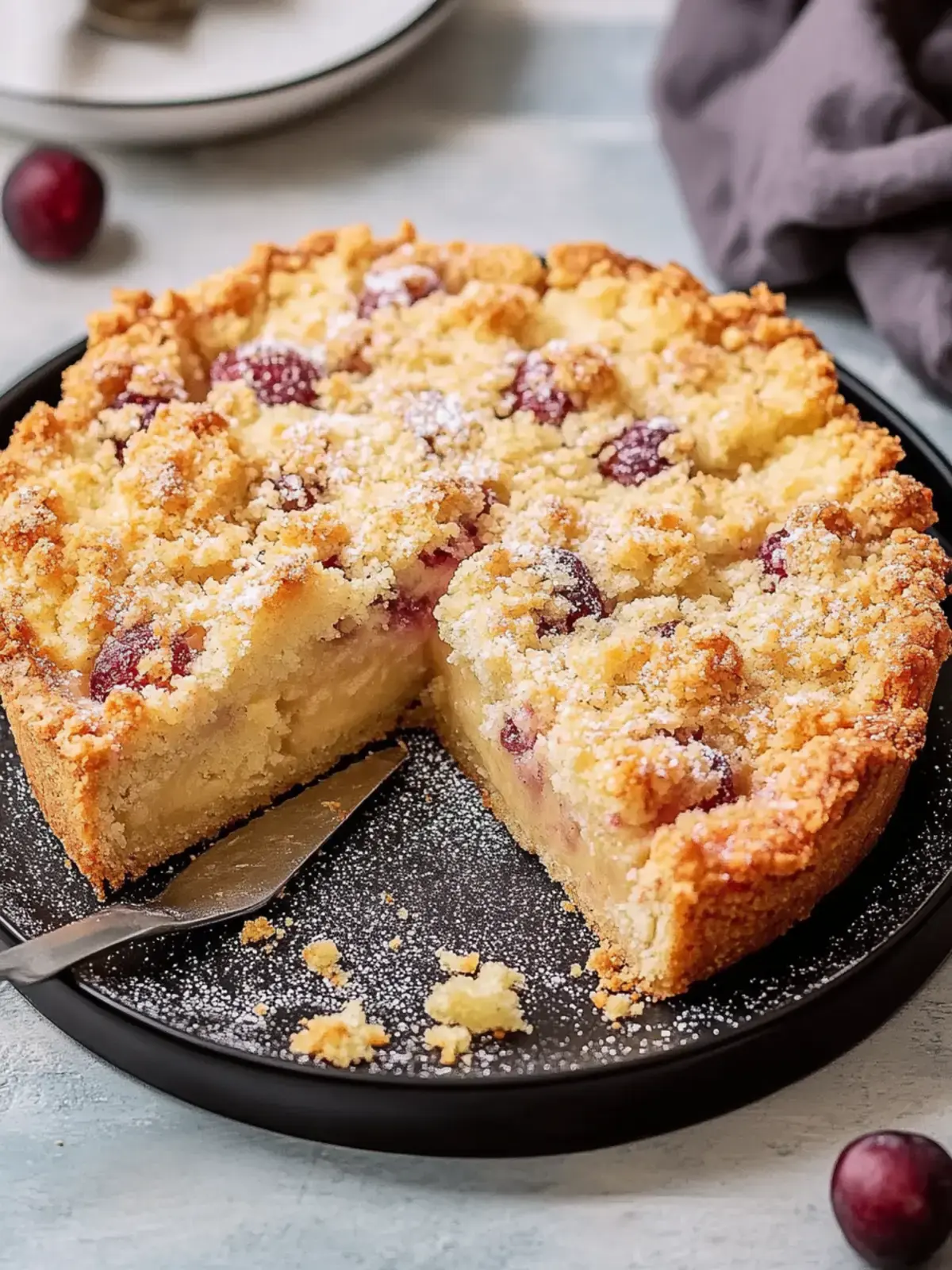 Zwetschgenkuchen mit Streusel
