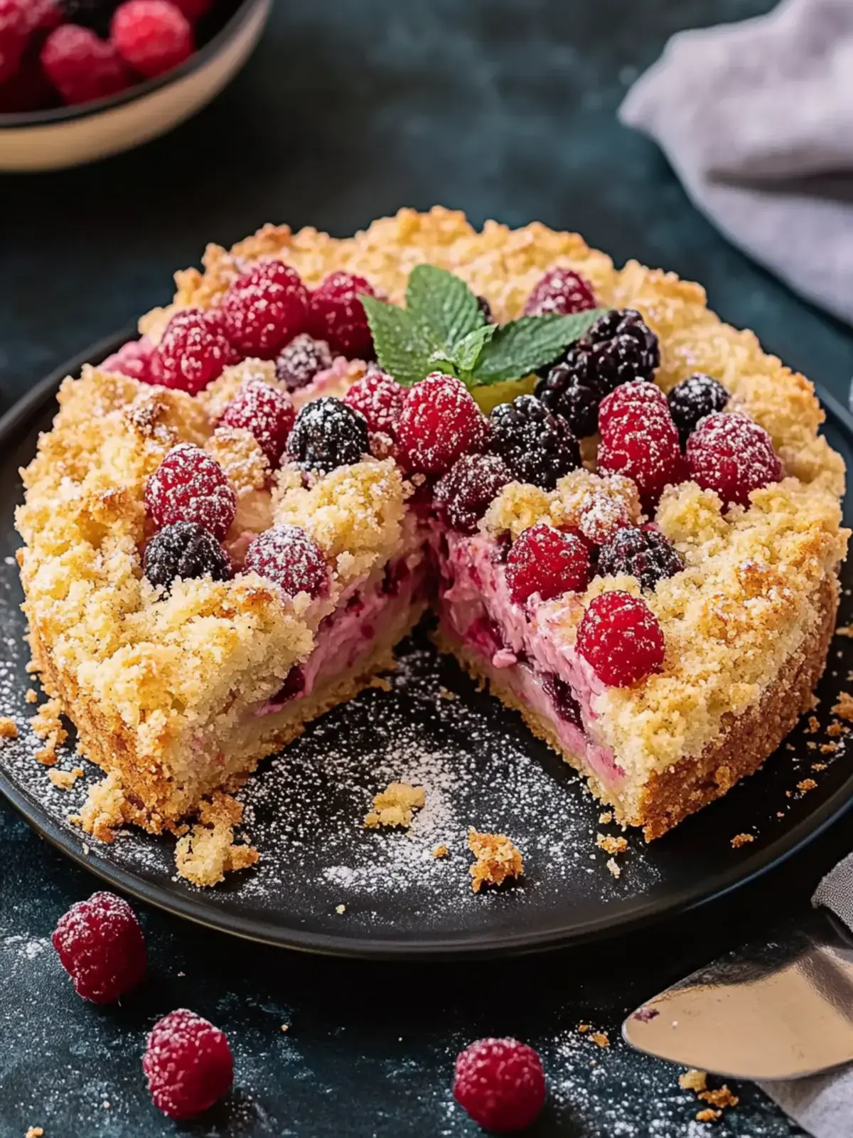 Zwetschgenkuchen mit Streusel