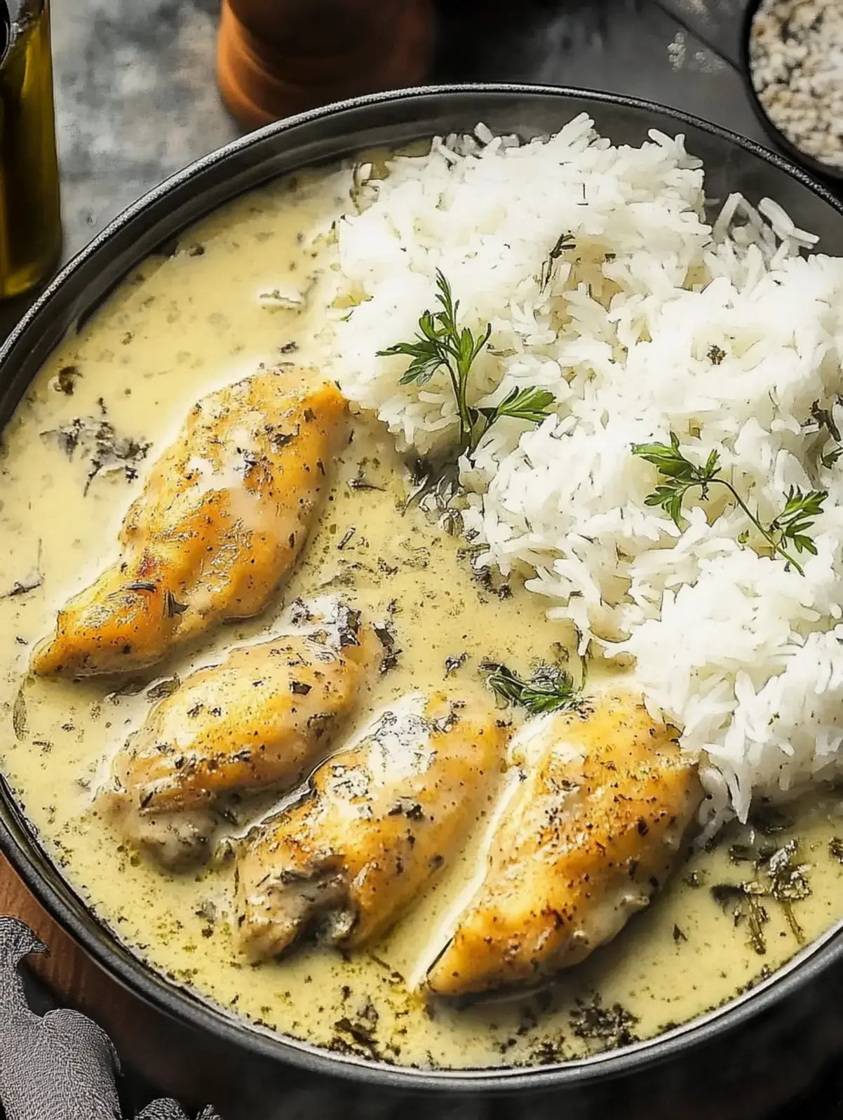 cremige honig senf hähnchenbrust gesunde küche