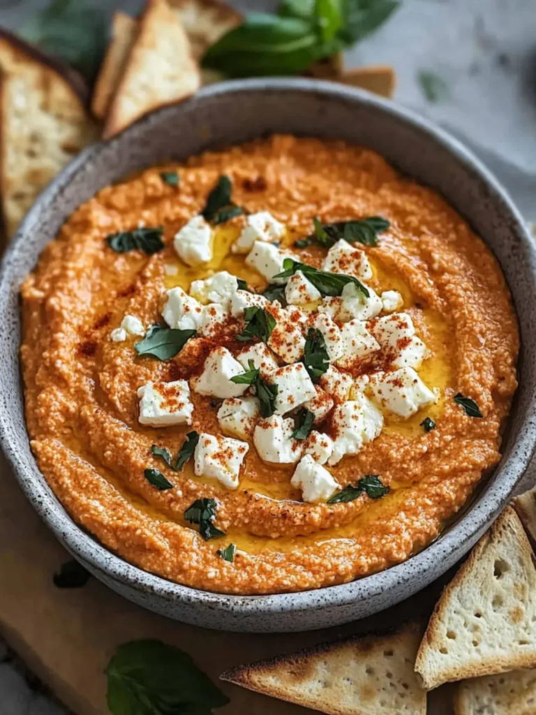 cremiger Feta-Paprika-Dip