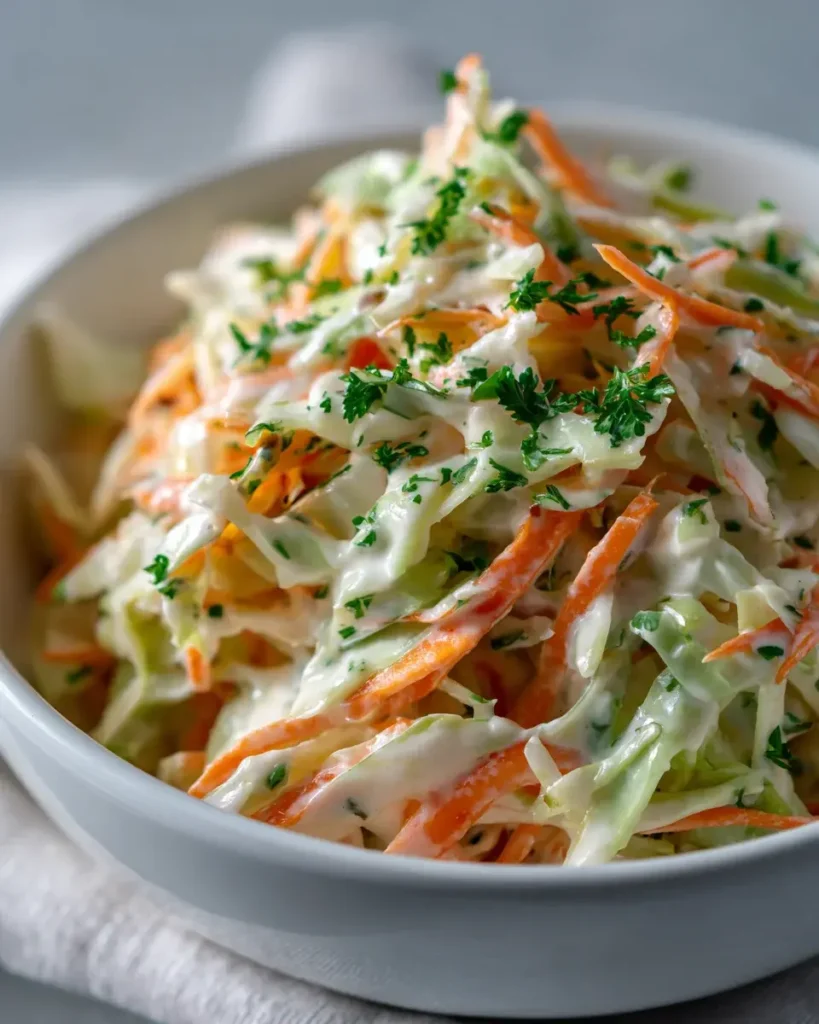 cremiger coleslaw joghurt dressing